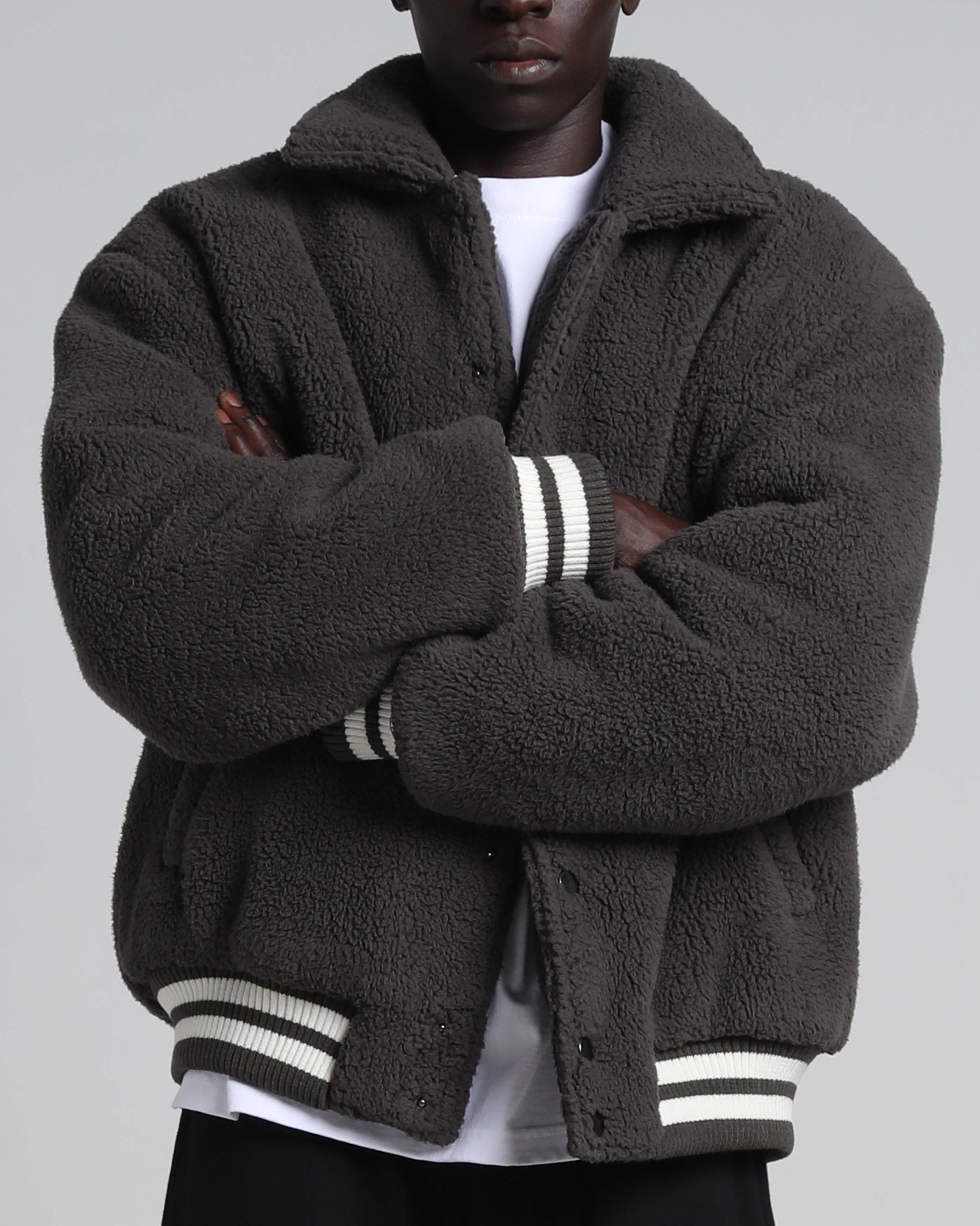 Sherpa Varsity Jacket