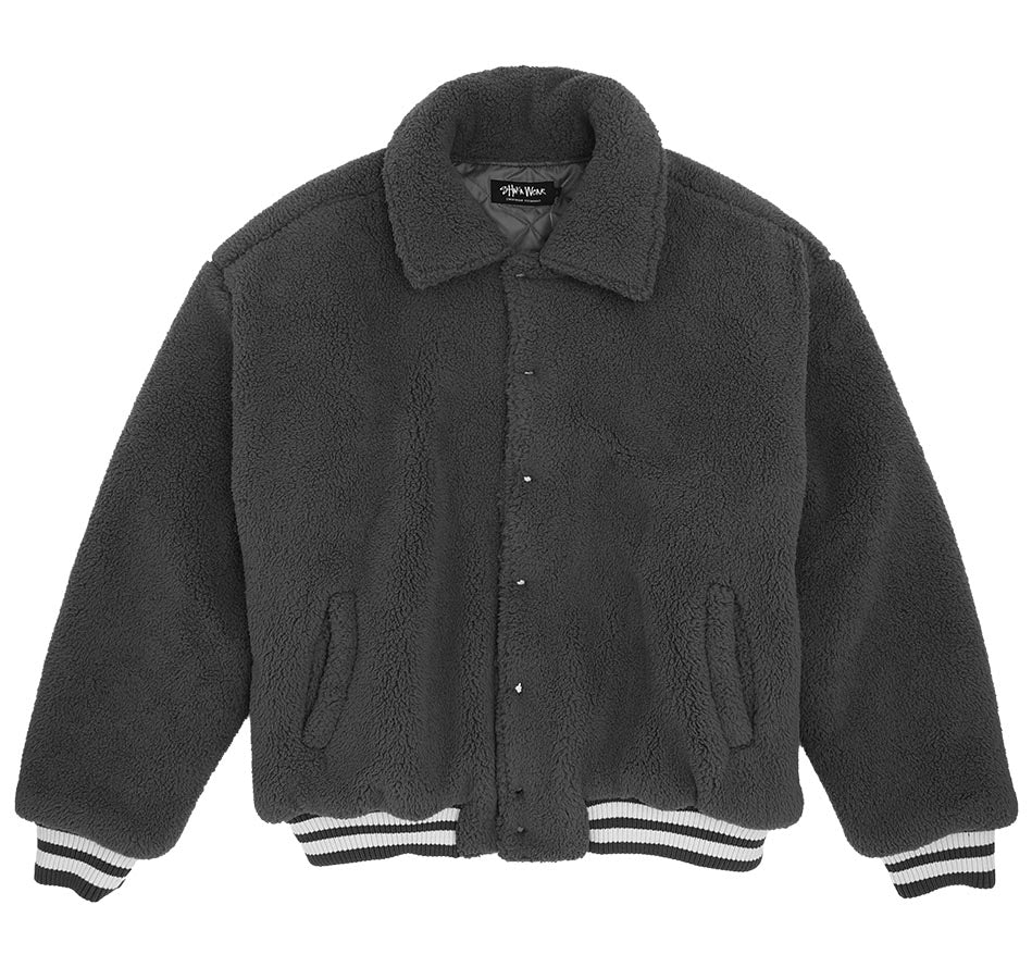 Sherpa Varsity Jacket