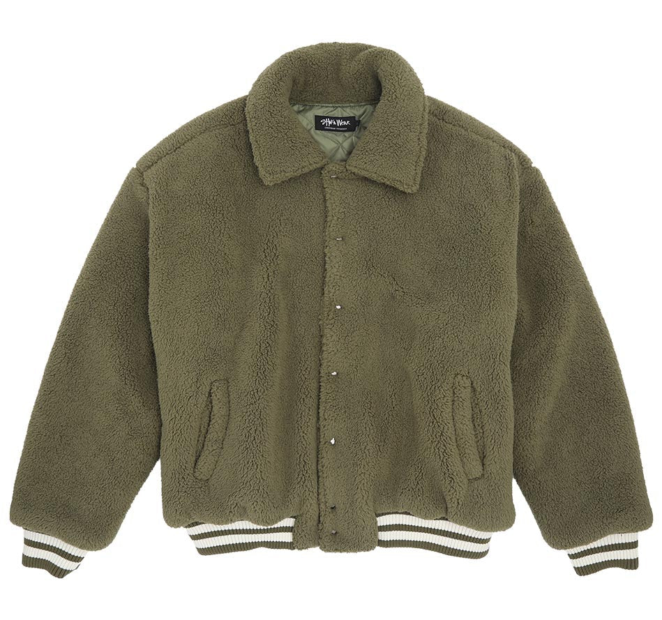 Sherpa Varsity Jacket