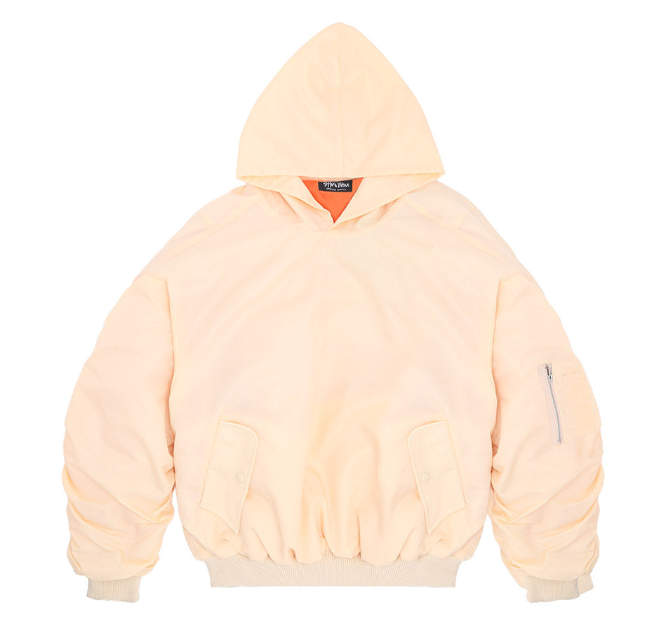 Nylon No-Zip Pullover Bomber